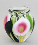 Scott Bayless - Mini Vase - White/Pink Calla Lily