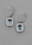 Stanton Color - Aquamarine & Diamond Earrings SC-190272-06