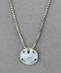 The Touch: Pendant Sterling Tiny Sanddollar S1-276