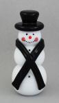 Vitrix Hotglass Studio - Snowman Black Scarf and Top Hat