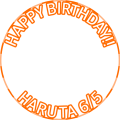 HAPPY BIRTHDAY HARUTA