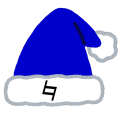 サンタ帽(青)ベクアステラver