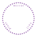 KATTUN_Fantasia 三角形の枠(紫)