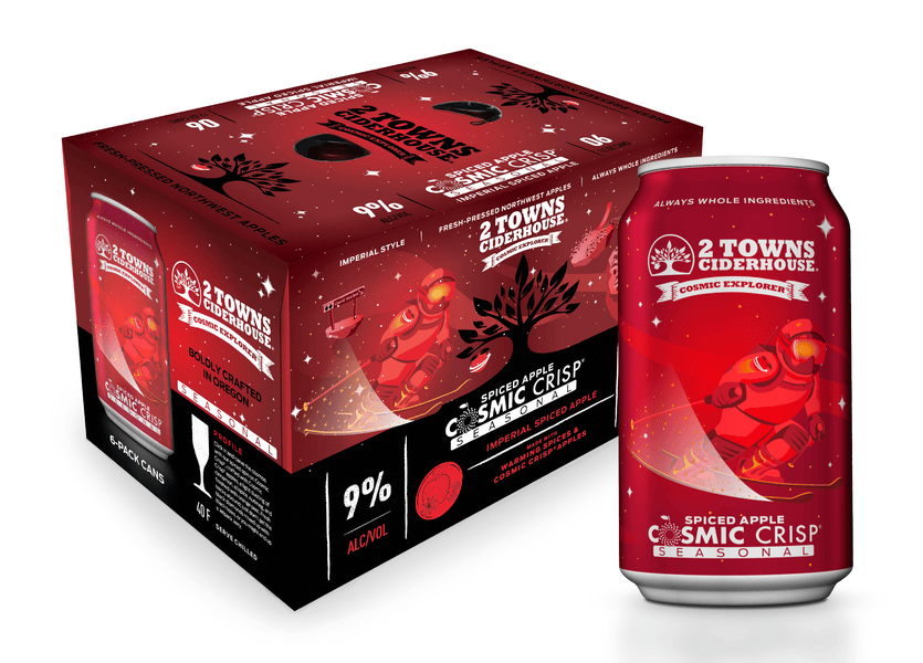 Spiced Apple Cosmic Crisp 6 Pack | 2 Towns Ciderhouse Spiced Apple Cosmic Crisp 6 Pack | 2 Towns Ciderhouse
