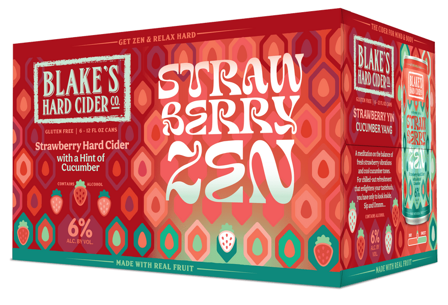 BUY BLAKES STRAWBERRY ZEN STRAWBERRY HARD CIDER WITH A HINT OF CUCUMBER  EACH