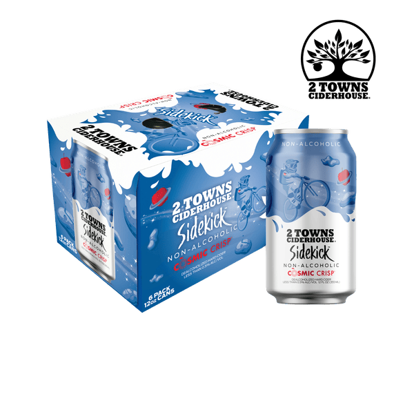 Sidekick Non-Alcoholic Cosmic Crisp 6 Pack | 2 Towns Sidekick Non-Alcoholic Cosmic Crisp 6 Pack | 2 Towns