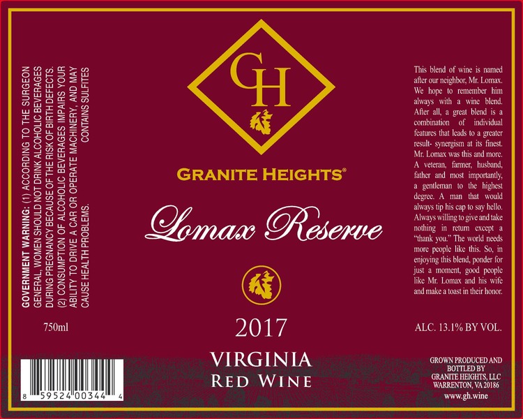 2017 Lomax Reserve