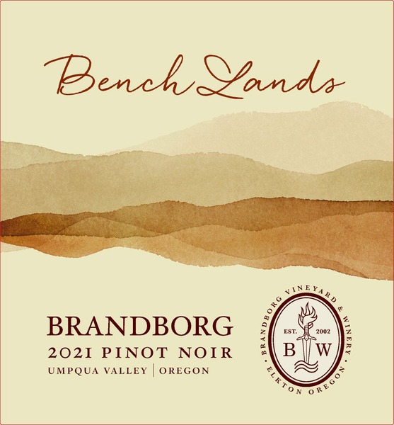 2021 Bench Lands Pinot Noir from Brandborg Vineyard & Winery