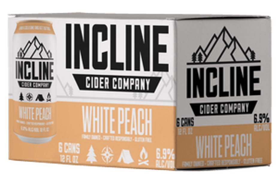 Incline Cider White Peach 6 pk