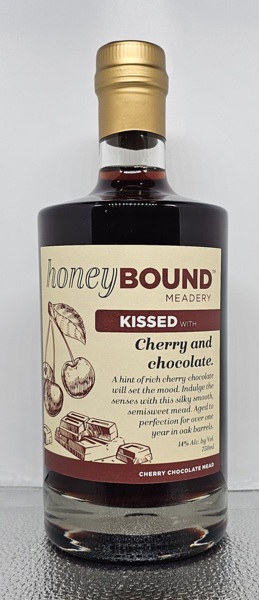 Honeybound Kissed Cherry Chocolate Mead - 750mL, Honeybound Meadery, Mead