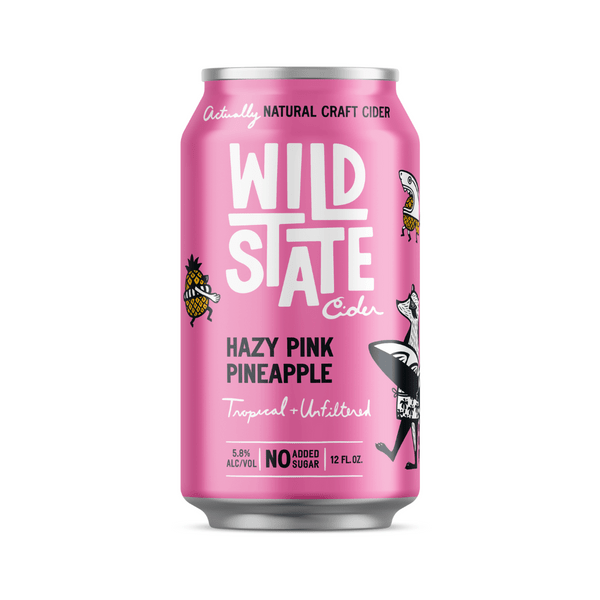 Hazy Pink Pineapple | Wild State Cider | Cider | Vinoshipper Hazy Pink Pineapple | Wild State Cider | Cider | Vinoshipper