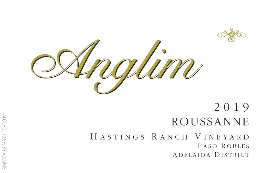 2019 Roussanne Hastings Ranch Vineyard, Paso Robles Adelaida District