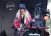Orianthi performs on the NAMM Grand Plaza