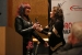 Tish Ciravolo, President and Founder of Daisy Rock Guitars, accepting her She Rocks "Vision" award.