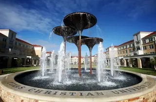 Texas Christian University (TCU)  is a Private, 4 years school located in Fort Worth, TX. 