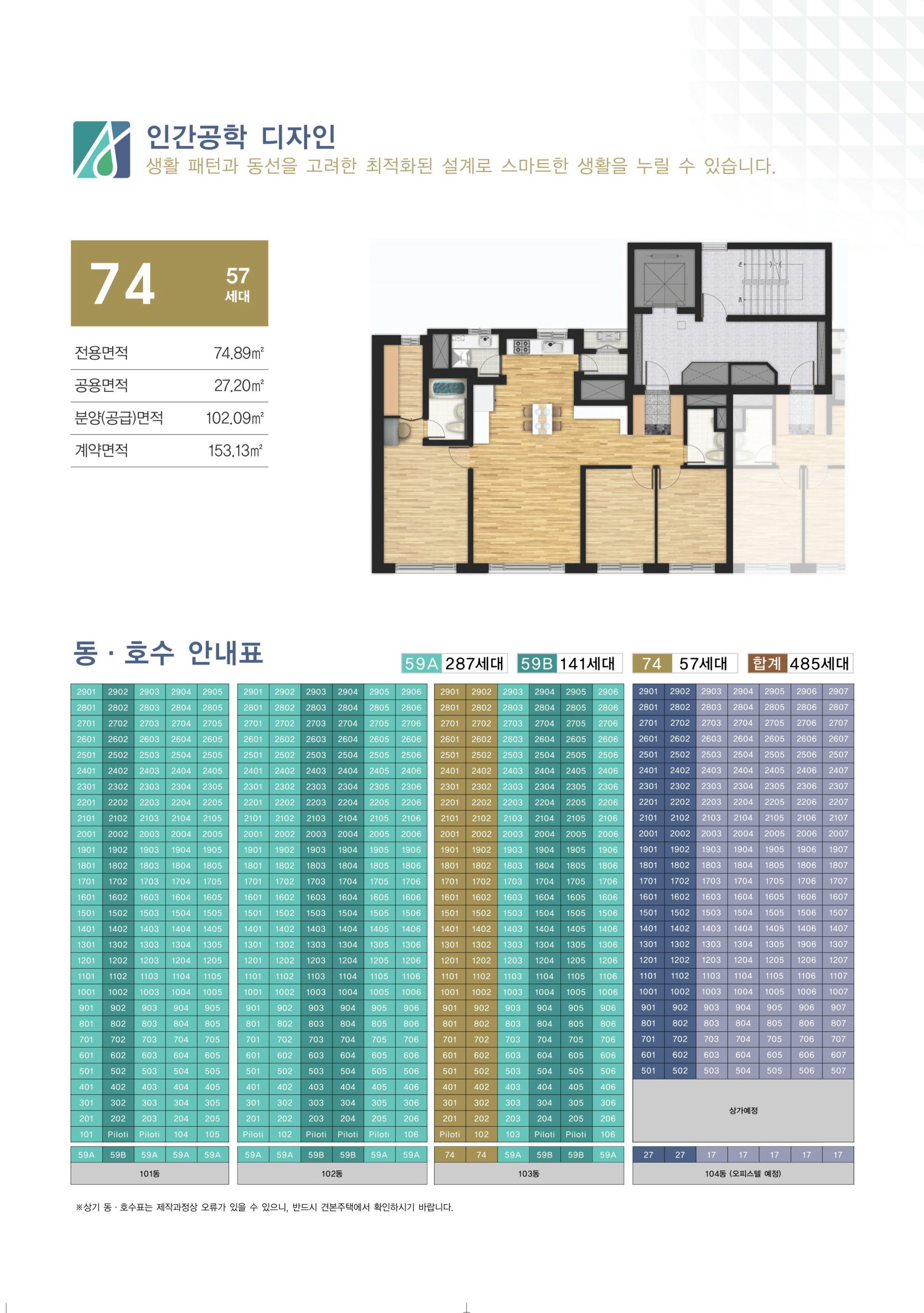 신흥동 에이스카운티 단지안내 조감도