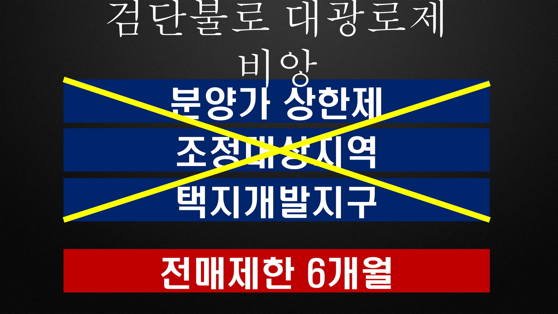 아파트 전매제한 6개월