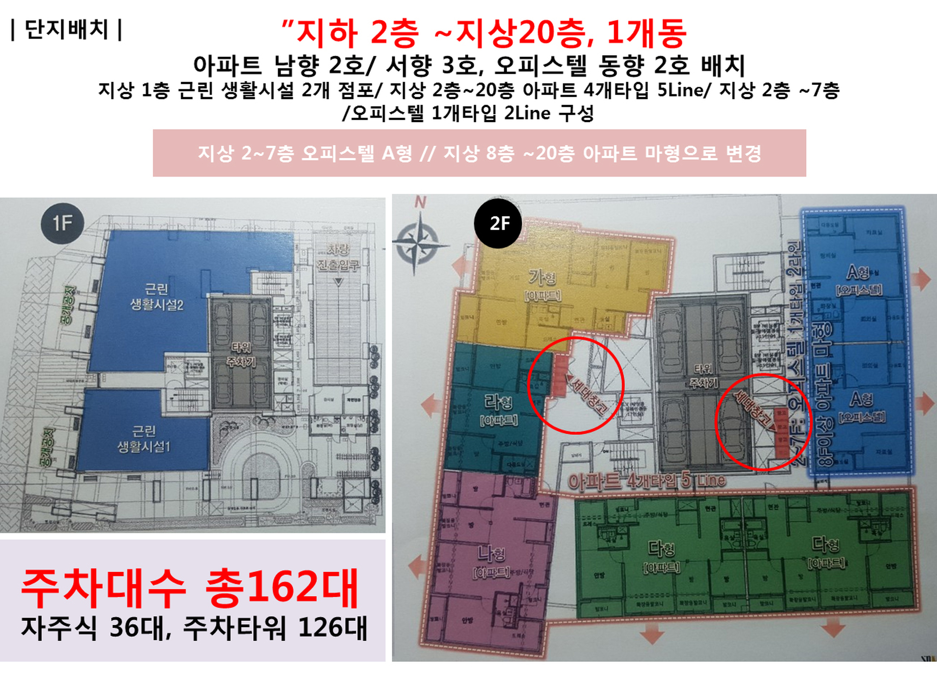 개금 포르투나 단지배치