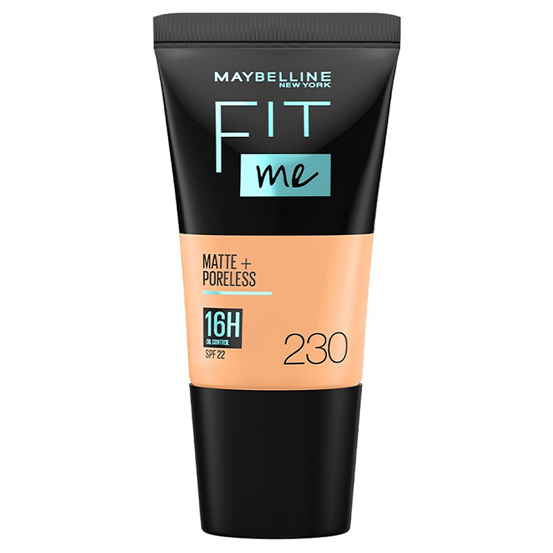 Maybelline New York Fit Me Matte + Poreless Foundation Tube 230 With Clay 18ml
Maybelline New York Fit Me Matte + Poreless Foundation Tube 230 With Clay 18ml