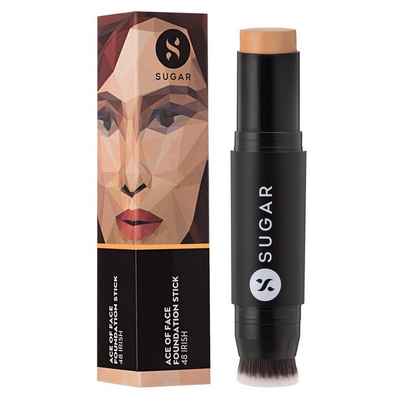 SUGAR Cosmetics Ace Of Face Foundation Stick 48 Irish (Medium Tan, Neutral Undertone) 12gm
SUGAR Cosmetics Ace Of Face Foundation Stick 48 Irish (Medium Tan, Neutral Undertone) 12gm