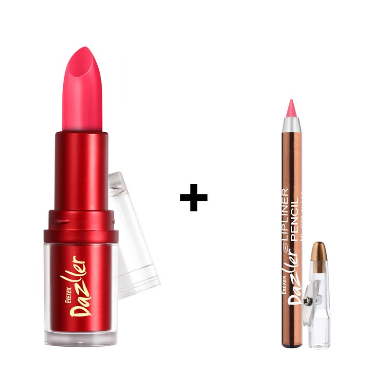 Eyetex Dazller Lipstick Matte M103 4gm With Free Inside Eyetex Dazller Lip liner Pencil
Eyetex Dazller Lipstick Matte M103 4gm With Free Inside Eyetex Dazller Lip liner Pencil