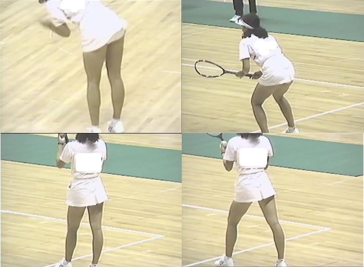 懐かしのテニス 大学生90年代前半 屋内