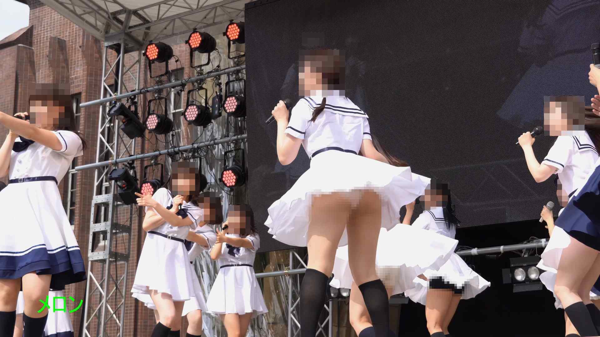 祭りだダンス vol.2 【4K】 白のセーラー服 まさかの白P食い込み！！！アイドルダンス