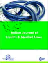 Indian Journal of Health & Medical Laws Cover