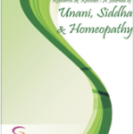 Research & Reviews : A Journal of Unani, Siddha and Homeopathy Cover