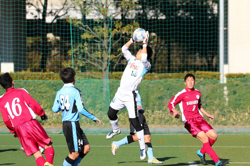 この日のGKは新居俊介選手