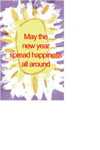MAY NEW YEAR SPREAD HAPPINESS 