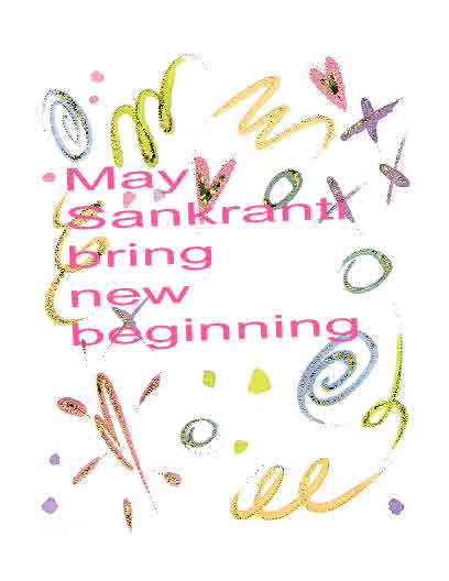 Sankranti means new begining