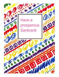 SANKRANTI IS AUSPICIOUS DAY