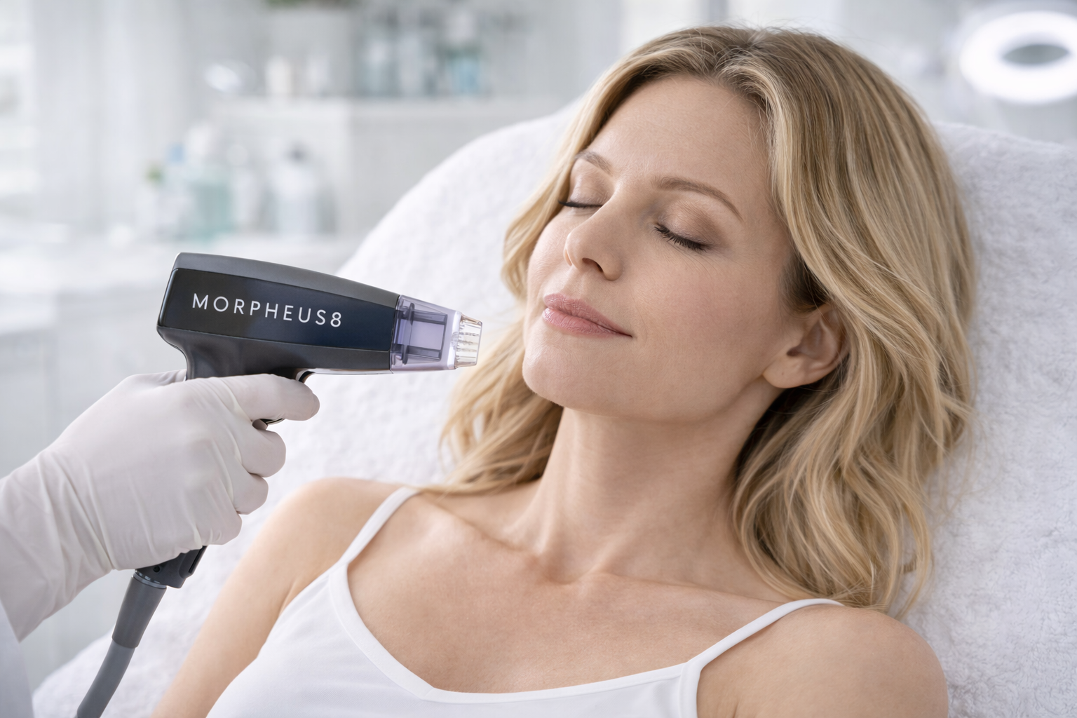 Illustration representing Morpheus8 skin treatment at La Lipo Services