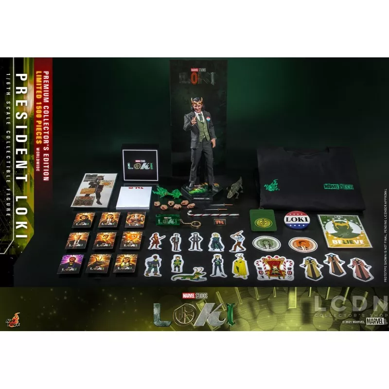 Hot Toys Tms Loki Collectible Action Figure President Loki Premium Collector S Edition Cm