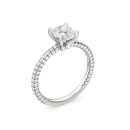 round-brilliant-diamond-pave-engagement-ring-in-14k-white-gold