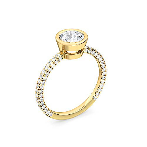 round-brilliant-diamond-pave-engagement-ring-in-9k-yellow-gold