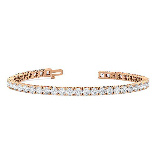 four-prong-diamond-tennis-bracelet-in-9k-rose-gold