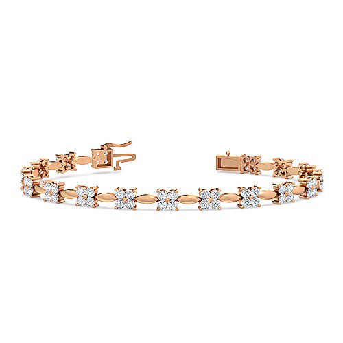 four-petal-diamond-bracelet-in-rose-gold