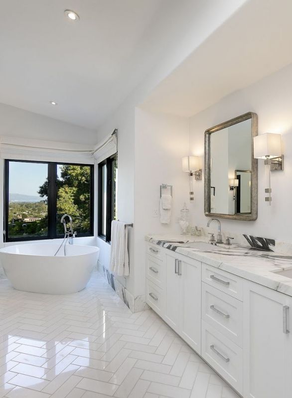 large open bathroom