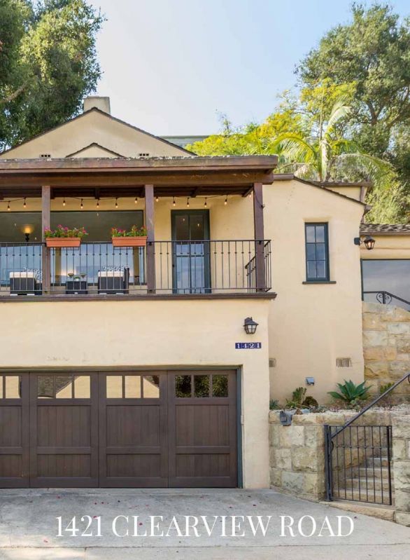 garage and stairs to front entrance