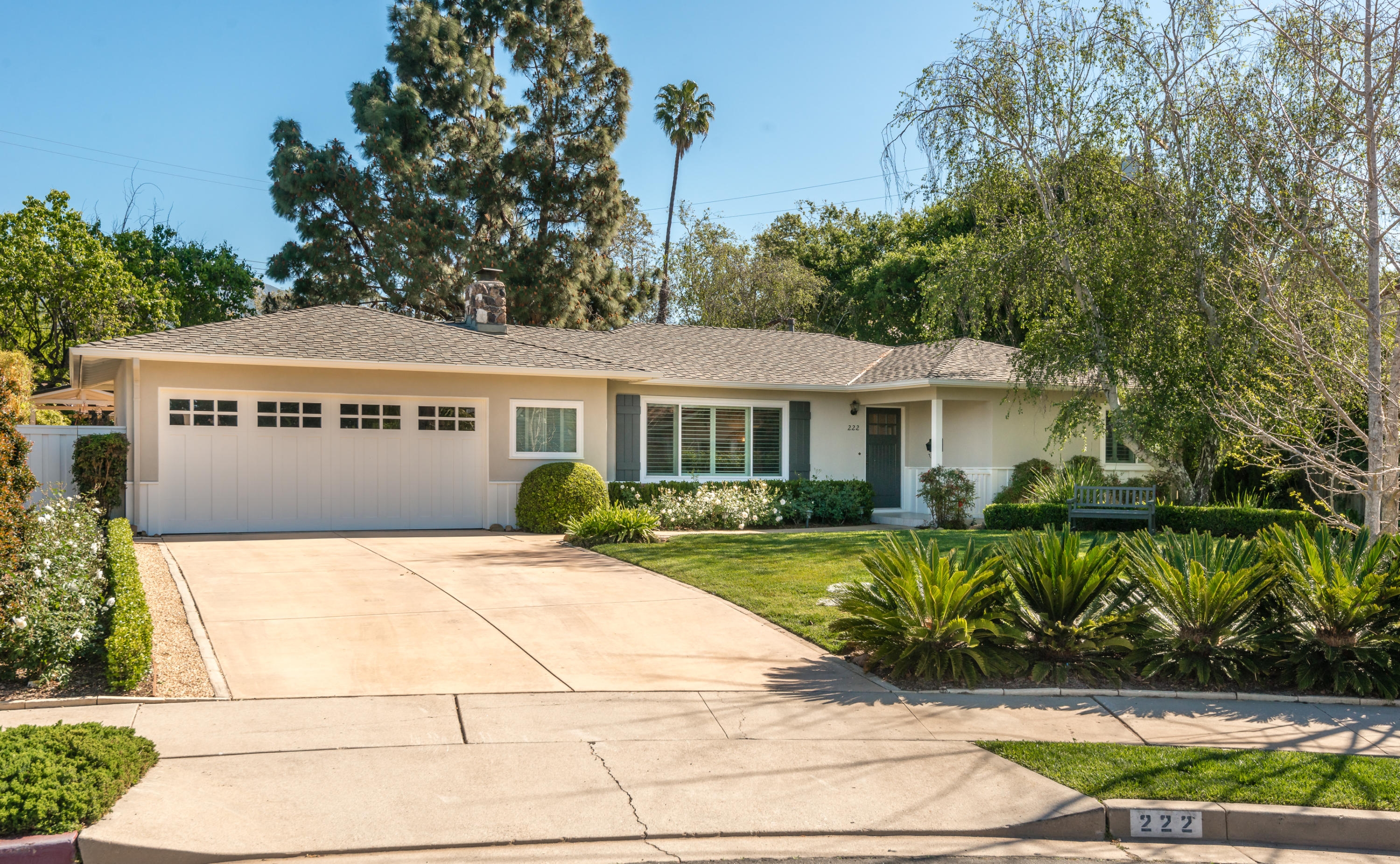 street view of property and garage