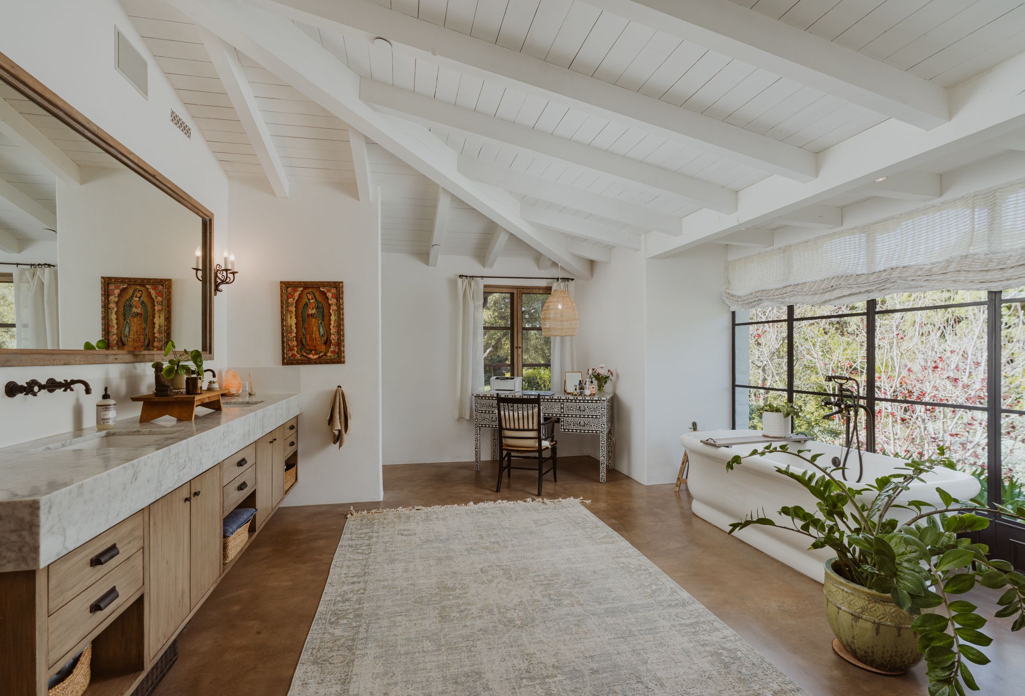 large open bathroom