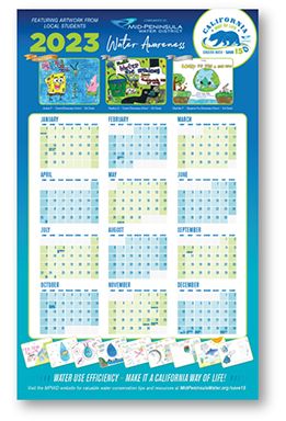 2023 MPWD Water Poster Contest Calendar