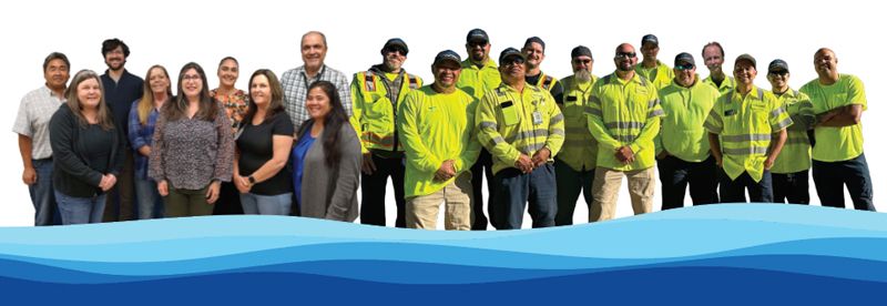 group photo of MPWD staff.