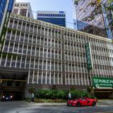 Photograph of East Parking Garage.