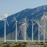 Photograph of Whitewater Wind Farm.