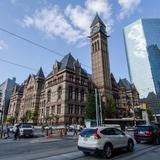 Photograph of Queen Street West & Bay Street.