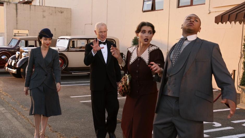 Damien Darhk takes control of Hedy Lamarr and Jax while Eleanor watches.