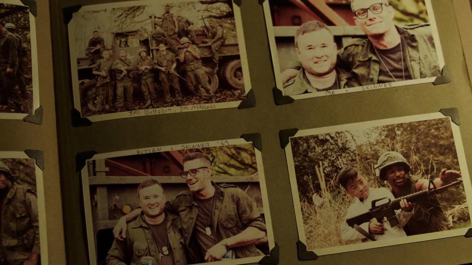 John James and Skinner appear in photos from the war.